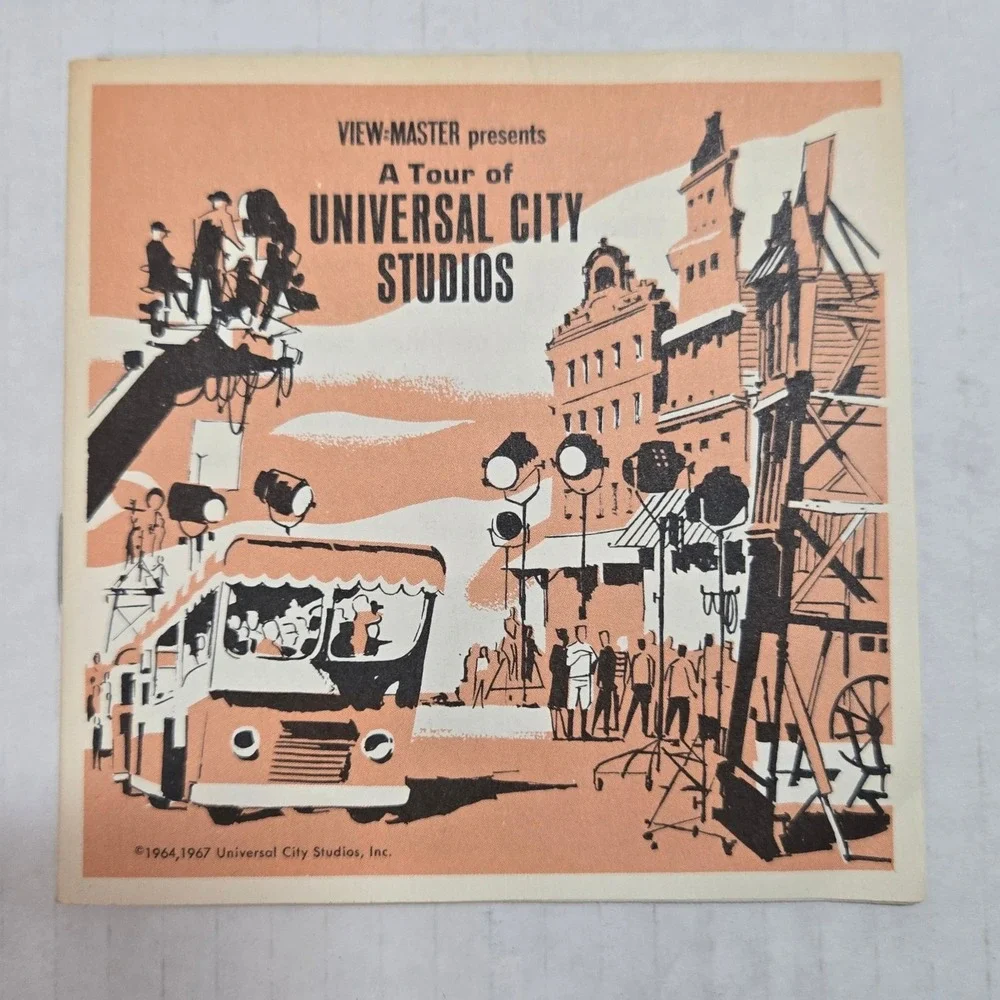 Vintage GAF View Master Universal City Studios 3 Reel Set B477 USA Made Complete